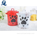 Pet storage food kitchen container ceramic cookie jar